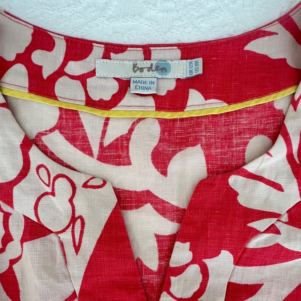 Boden casual linen tunic shift - Picture 3 of 7